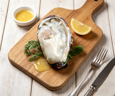 Fresh Raw Oyster with Aromatic Garnishes - photo 2